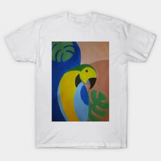 Abstract Macaw Parrot T-Shirt